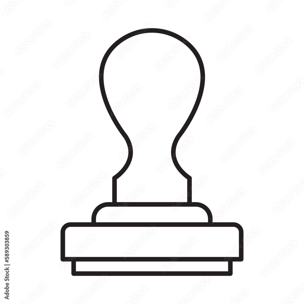 Rubber Stamp Icon Design For Personal And Commercial For Personal And Commercial Use