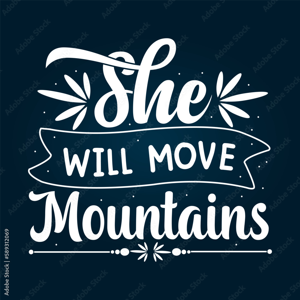 Obraz premium Typography Quotes and motivational t-shirt design