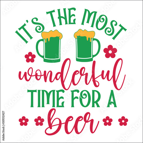 It s the most wonderful time for a beer SVG