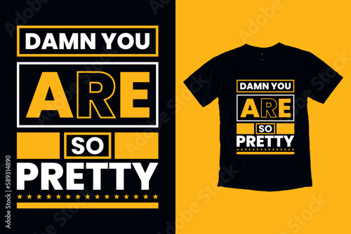 vector positive lettering easy background Minimal typography t-shirt design 