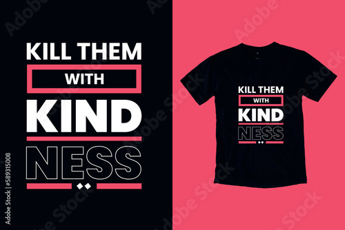 vector positive lettering easy background Minimal typography t-shirt design 