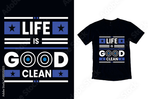 vector positive lettering easy background Minimal typography t-shirt design 
