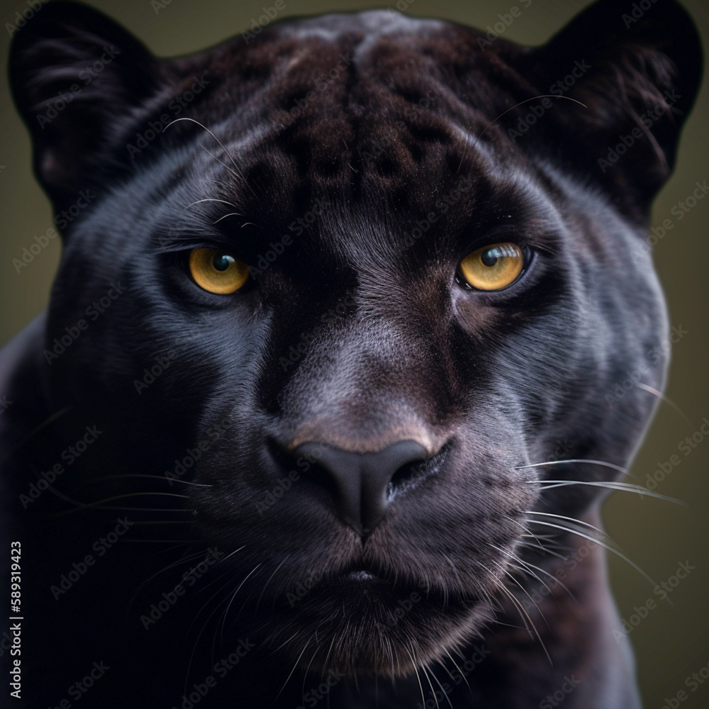 Black Panther looks in the Cam,ai generated