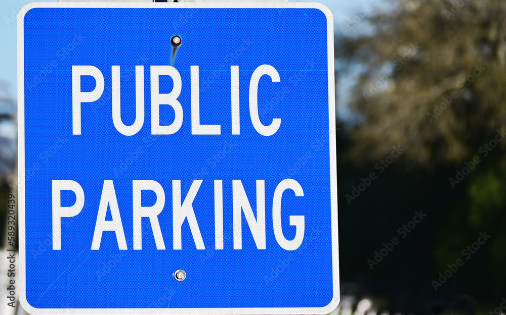 Public Parking Sign