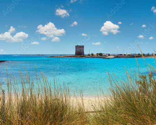 Torre Chianca beach on Salento sea coast, Italy photo