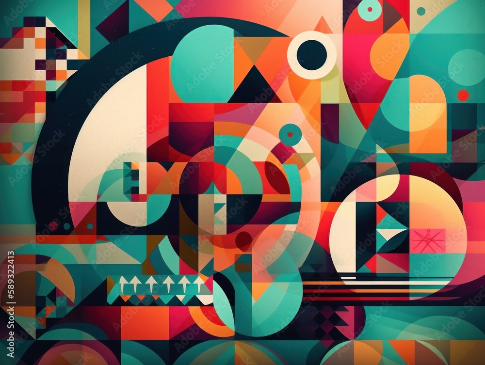 A dynamic and bold geometric design A dynamic and bold geometric design