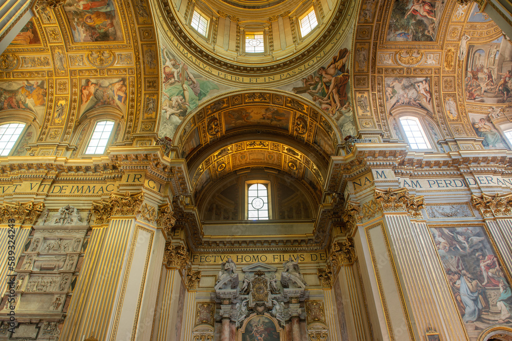 Basilica Sant'Andrea della Valle is a place of architectural interest in the historic center of Rome
