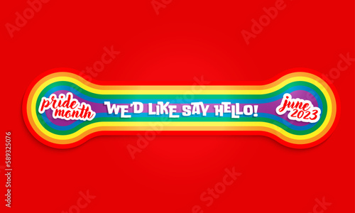 Graphic design for pride month