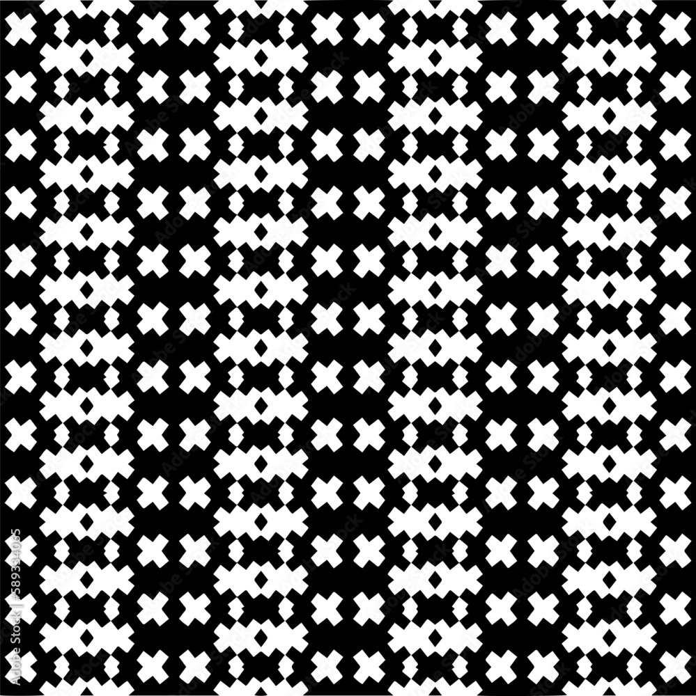 Dark background with abstract shapes. Black and white texture. Seamless monochrome repeating pattern for web page, textures, card, poster, fabric, textile. Dark background with abstract shapes. Black and white texture. Seamless monochrome repeating pattern for web page, textures, card, poster, fabric, textile.