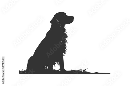 Dog silhouette icon. Vector illustration design.