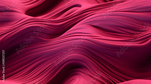 Seamless pattern of futuristic 3D image of digital waves. Abstract waves wallpaper and background.