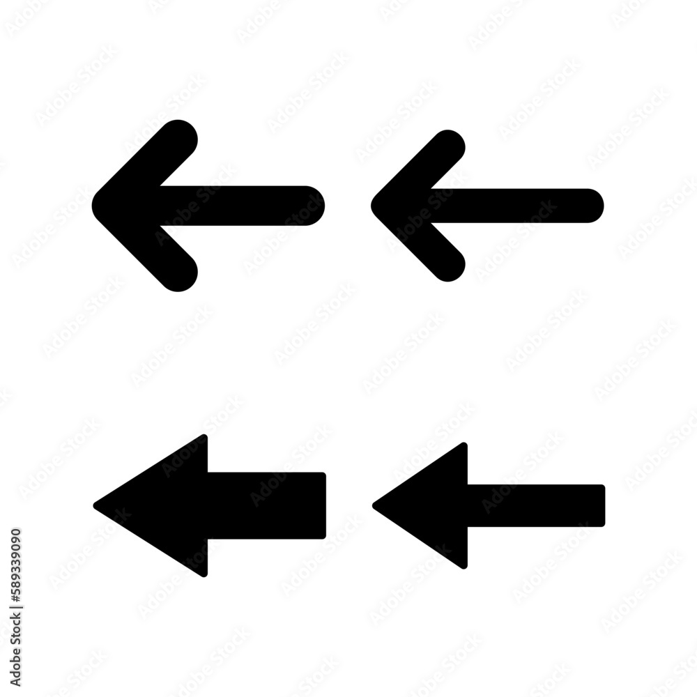 Arrow icon vector illustration. Arrow sign and symbol for web design. Arrow icon vector illustration. Arrow sign and symbol for web design.