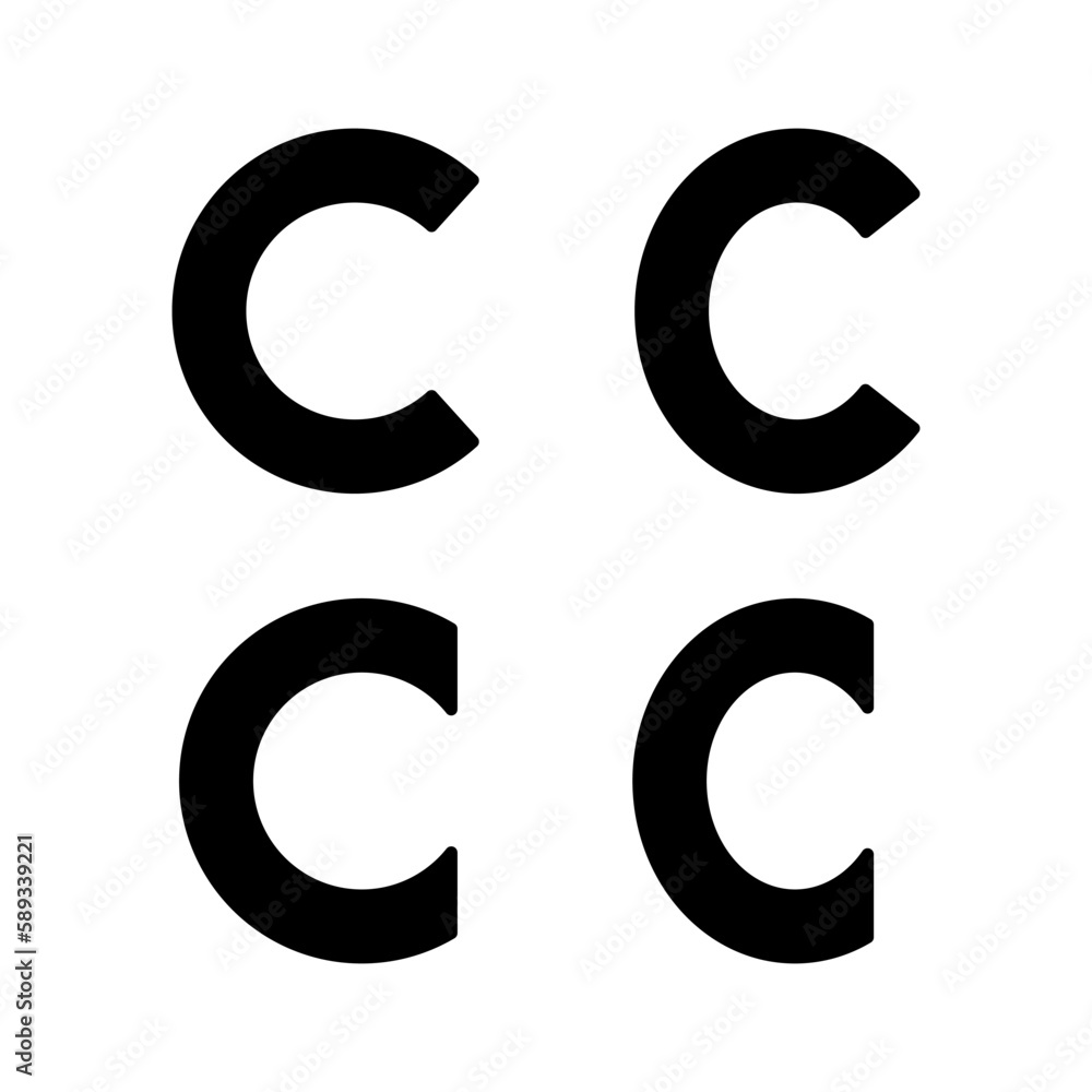 Copyright icon vector illustration. copyright sign and symbol Copyright icon vector illustration. copyright sign and symbol