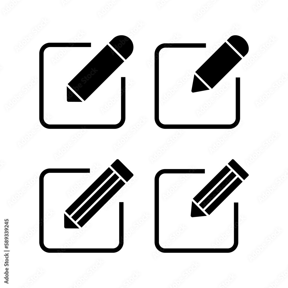 Edit icon vector illustration. edit document sign and symbol. edit text icon. pencil. sign up Edit icon vector illustration. edit document sign and symbol. edit text icon. pencil. sign up