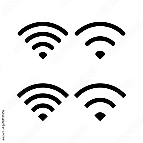 Wifi icon vector illustration. signal sign and symbol. Wireless  icon