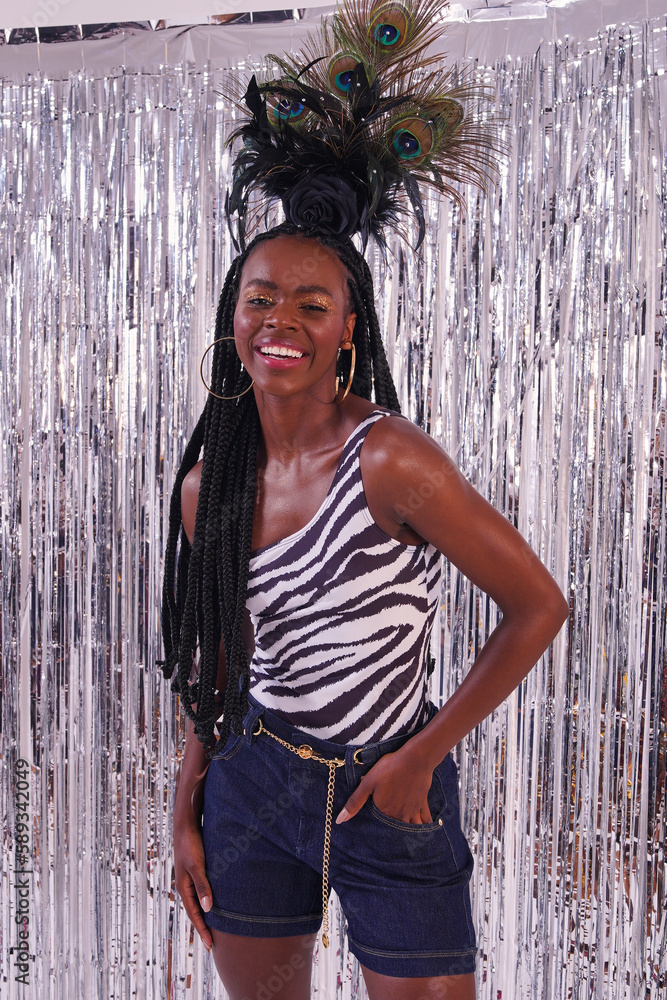 Obraz premium Black Brazilian Girl Smiling