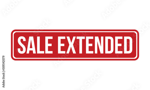 Sale Extended Rubber Stamp Seal Vector