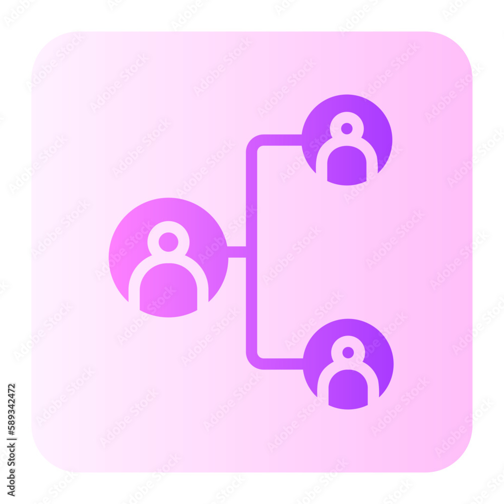connection gradient icon connection gradient icon