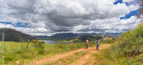 Cycling womens landscapes