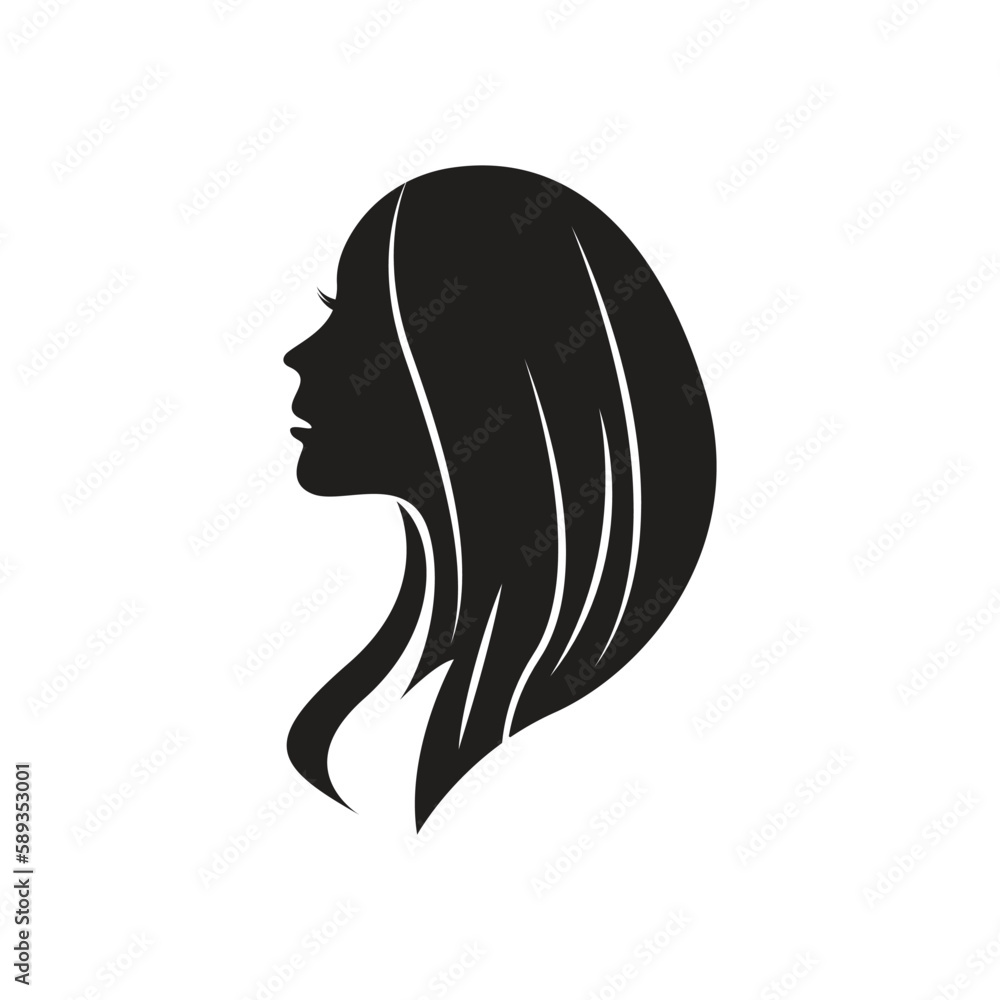 hair beauty logo icon hair beauty logo icon