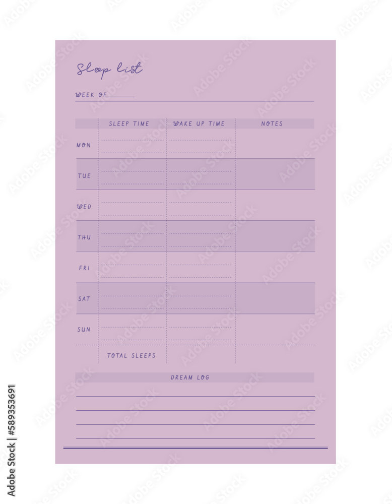 (Spring) sleep list Gratitude Journal. Minimalist planner template set. Vector illustration. (Spring) sleep list Gratitude Journal. Minimalist planner template set. Vector illustration.