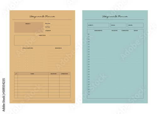 Assignment Planner. Plan your day make dream happen.