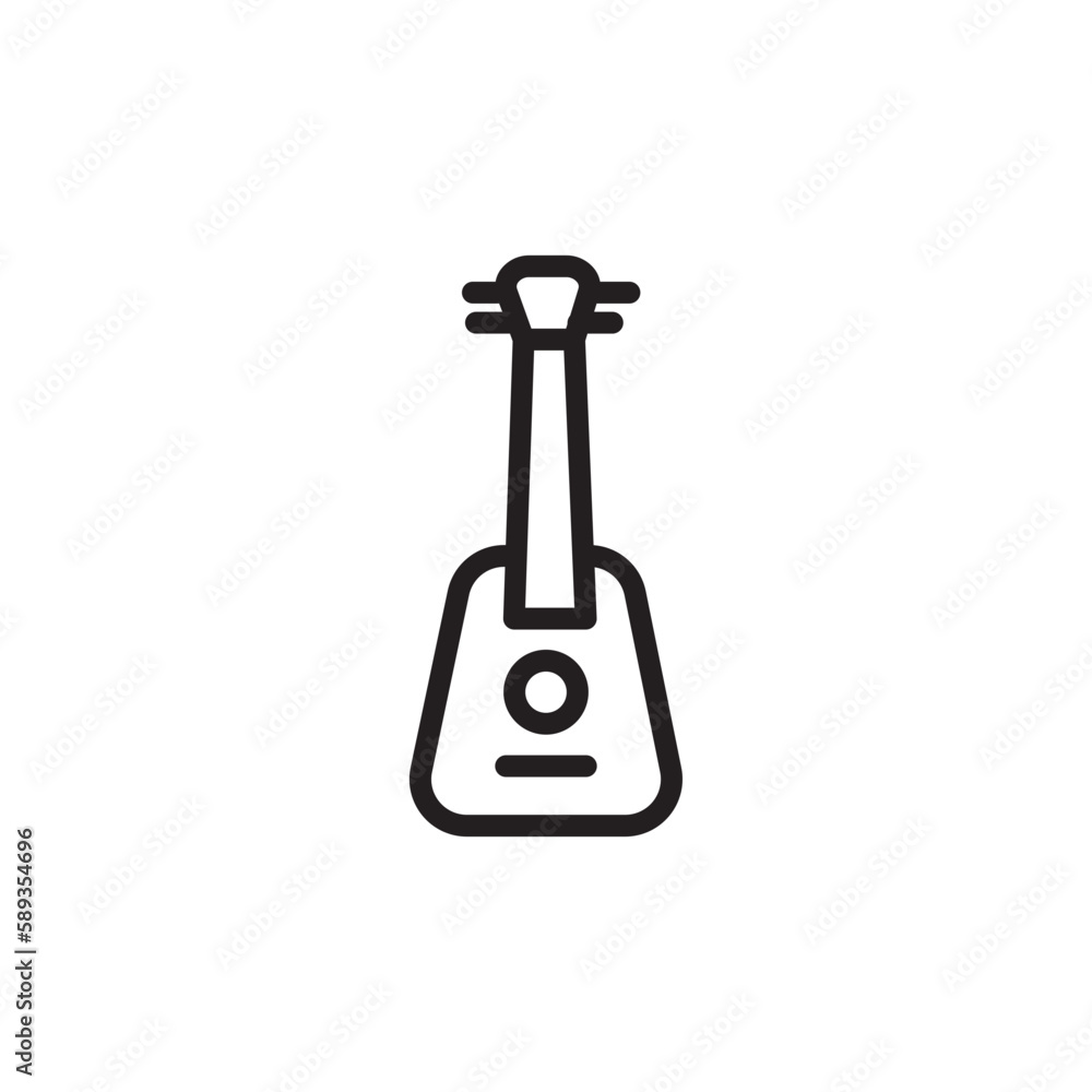 Guitar Music Instrument Outline Icon Guitar Music Instrument Outline Icon