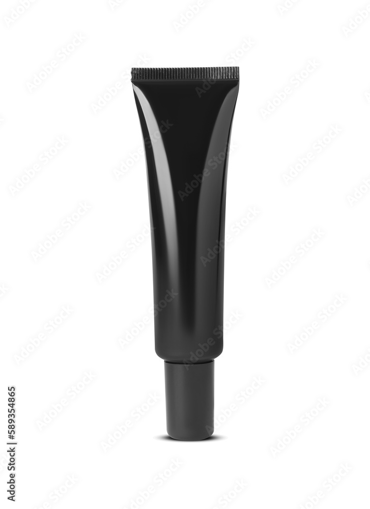 Tube of skin foundation isolated on white. Makeup product Tube of skin foundation isolated on white. Makeup product