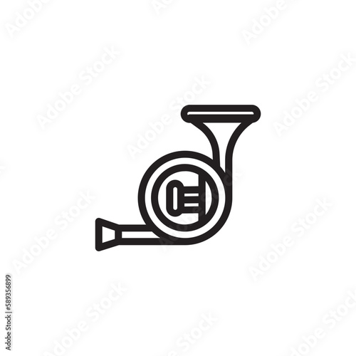 Horm Play Tromp Outline Icon