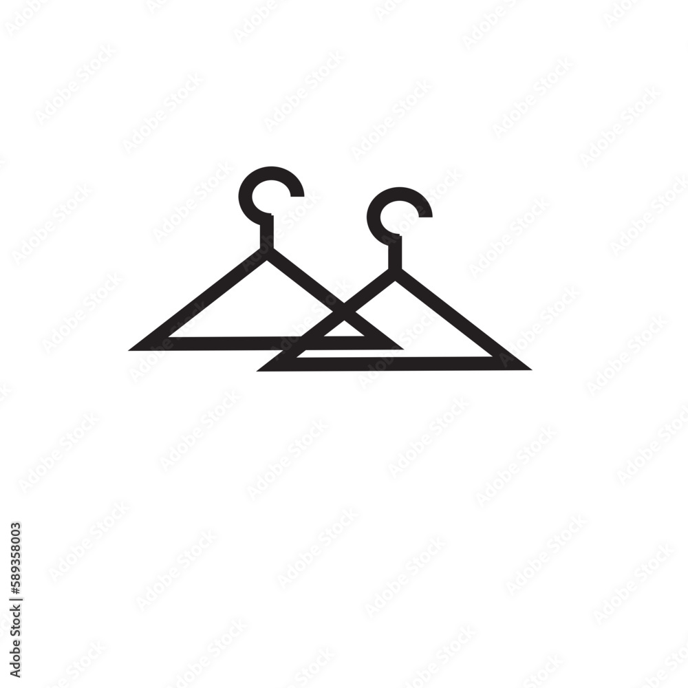 Cloth Hanger Clothes Outline Icon Cloth Hanger Clothes Outline Icon