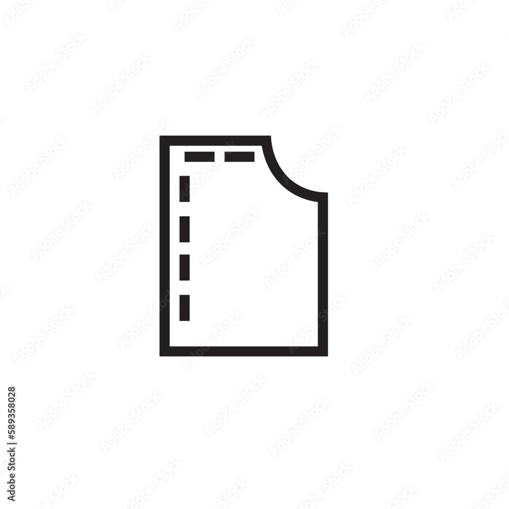 Cloth Fabric Sew Outline Icon Cloth Fabric Sew Outline Icon