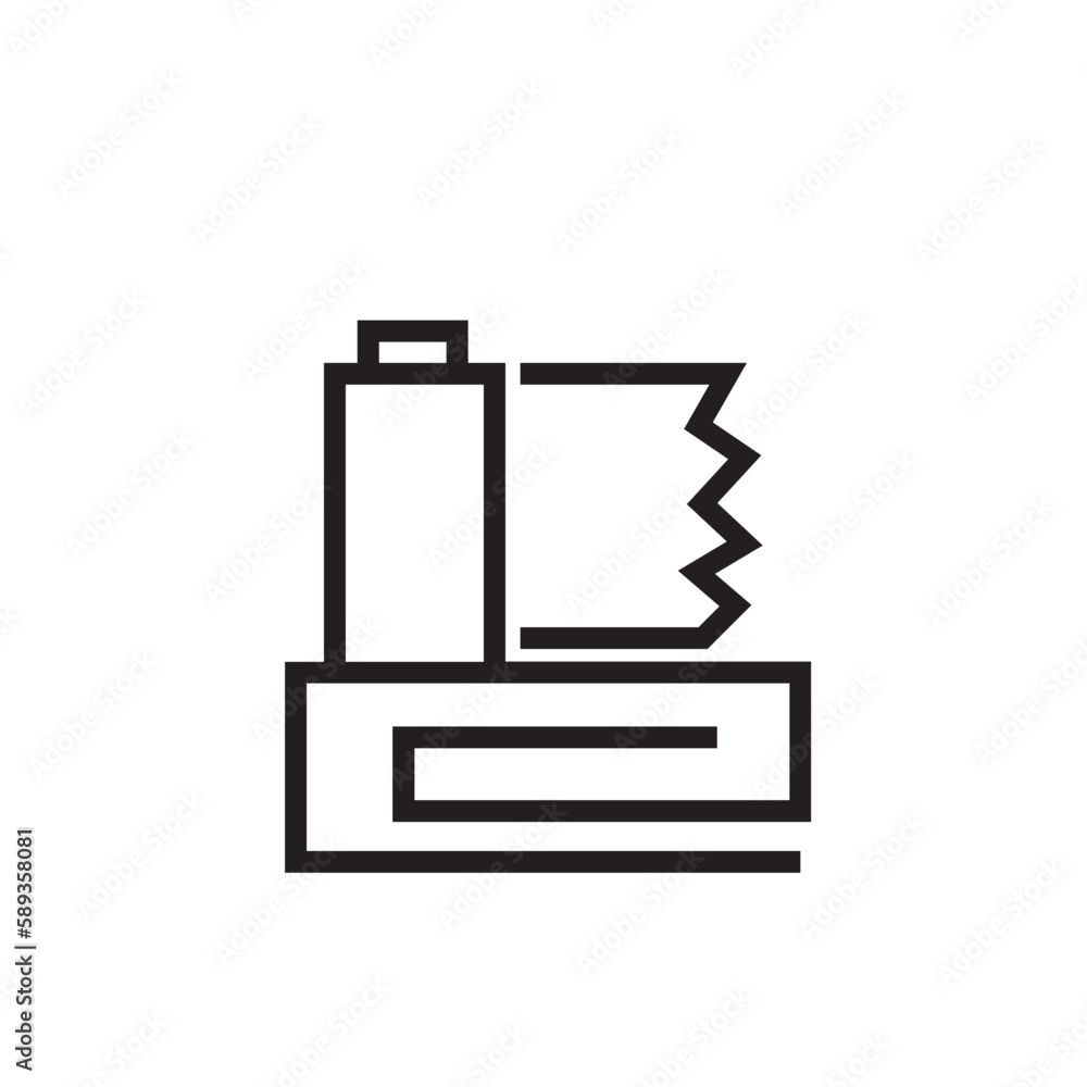 Clothing Sewing Tissue Outline Icon Clothing Sewing Tissue Outline Icon