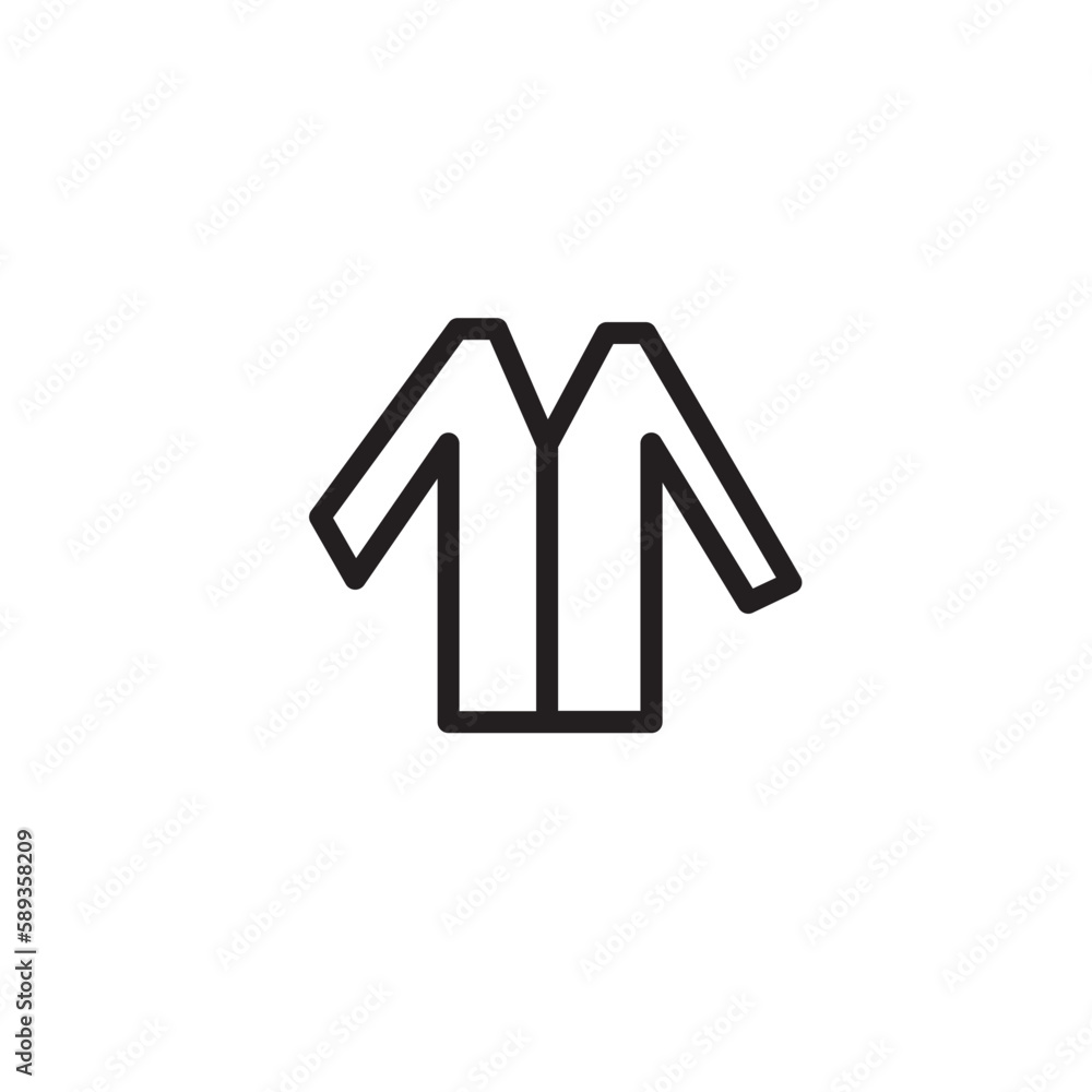 Clothing Dress Shirt Outline Icon Clothing Dress Shirt Outline Icon