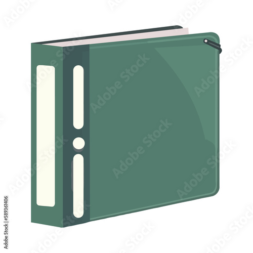 Modern vector closed archives container