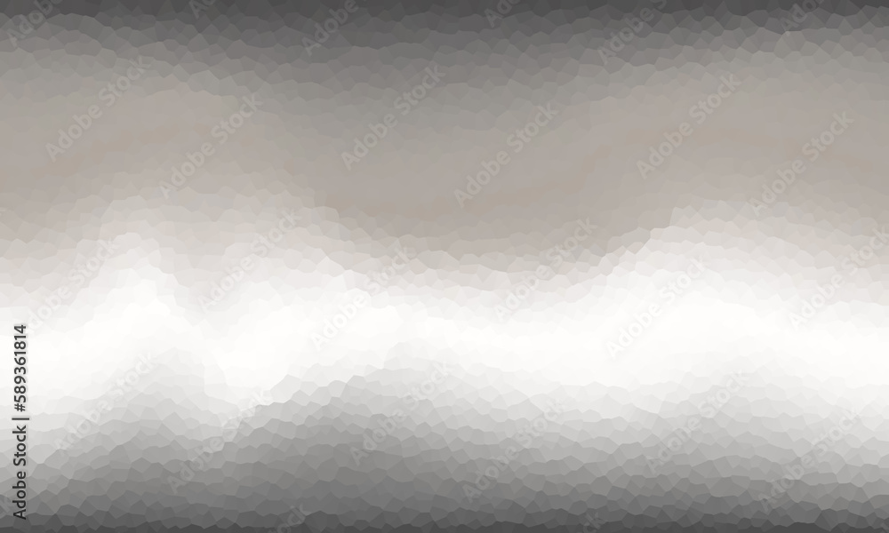 Obraz premium Black, gray and white gradient abstract background with pixel crystal texture effect