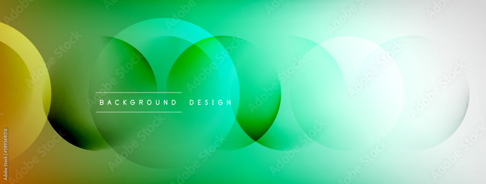 Abstract background - geometric composition created with lights and shadows. Technology or business digital template