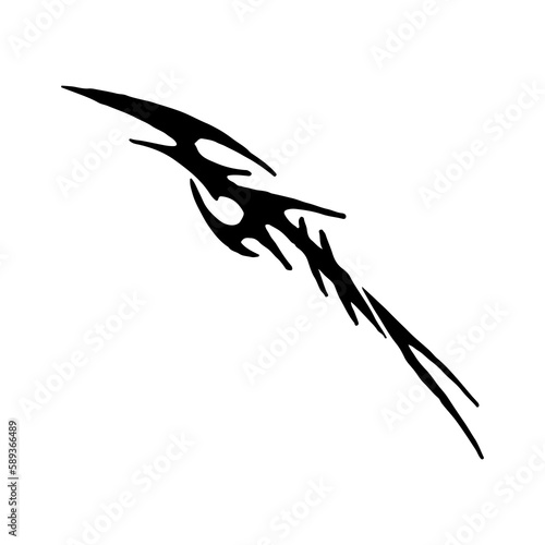 vector illustration of tattoo symbol