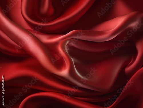 red silk background