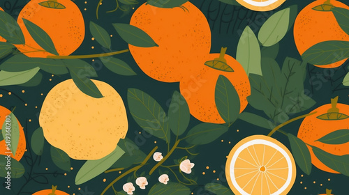 Orange fruit texture background, orange wallpaper