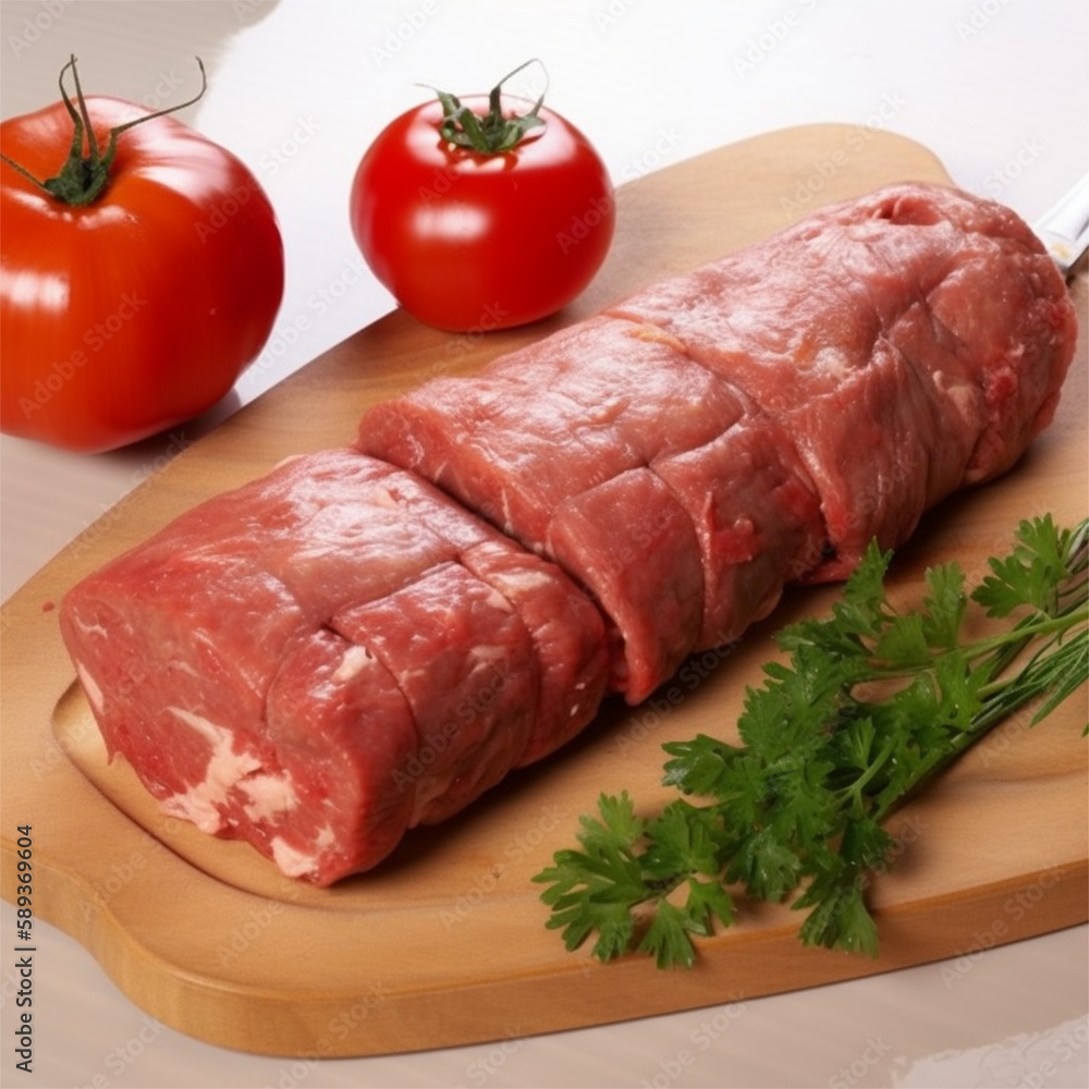Preparando cardápio de carne vermelha criado por IA Preparando cardápio de carne vermelha criado por IA
