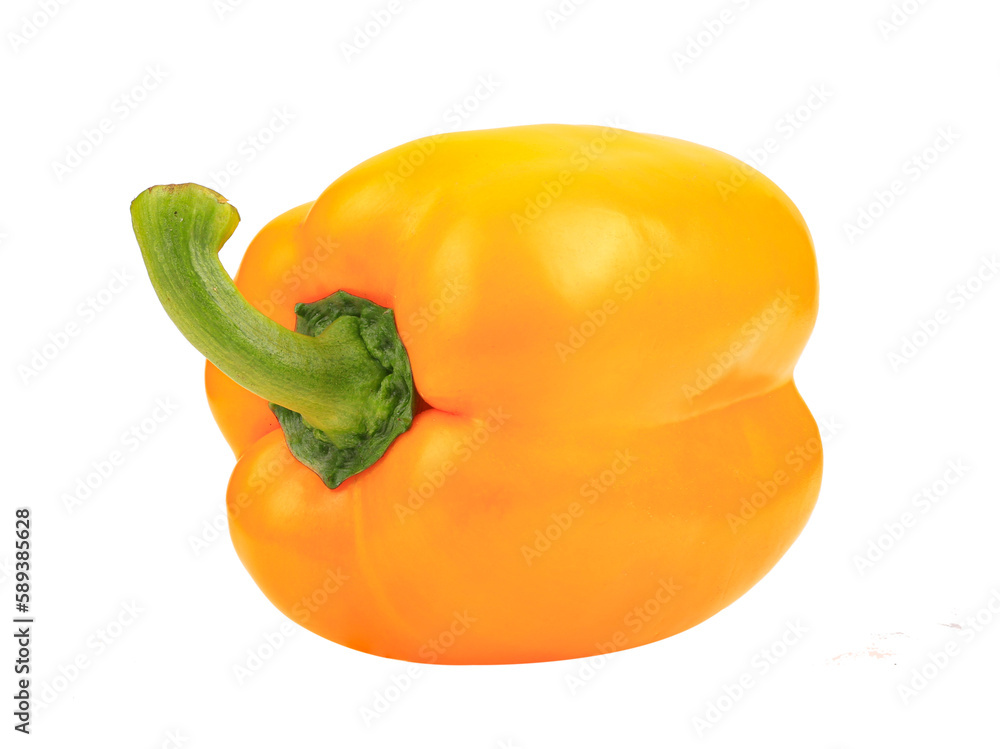 Yellow pepper isolated on transparent png Yellow pepper isolated on transparent png