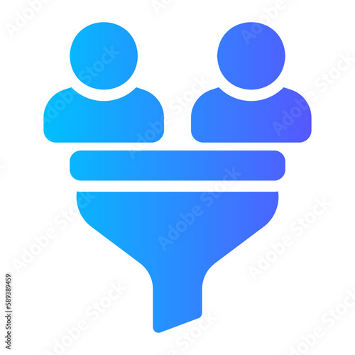 filtering gradient icon