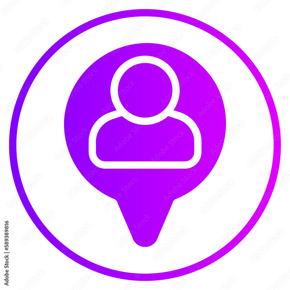 my location gradient icon my location gradient icon