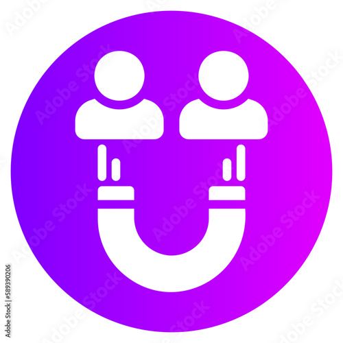 attract gradient icon