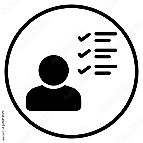 accept glyph icon