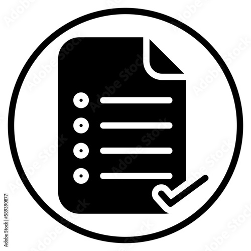 test glyph icon