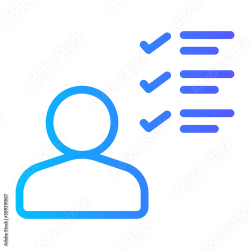 accept gradient icon