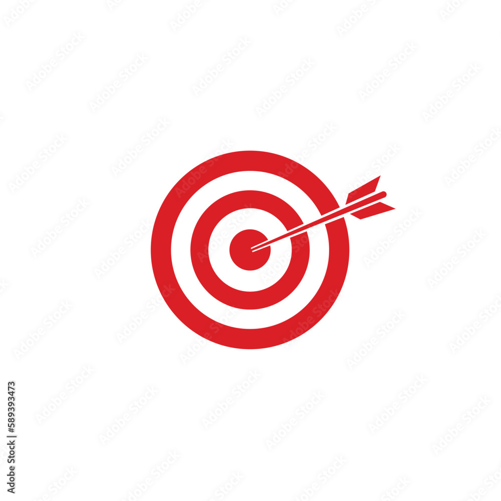 dart arrow reach target on dartboard focus on target and goal dart arrow reach target on dartboard focus on target and goal