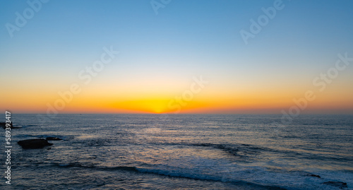 seascape at sunrise panorama. seascape at sunrise outdoor. photo of seascape at sunrise horizon