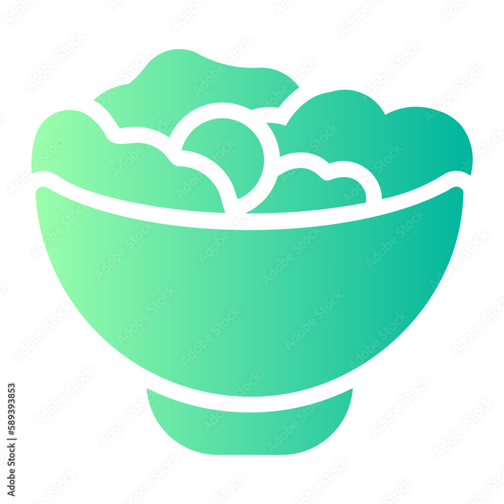salad gradient icon salad gradient icon